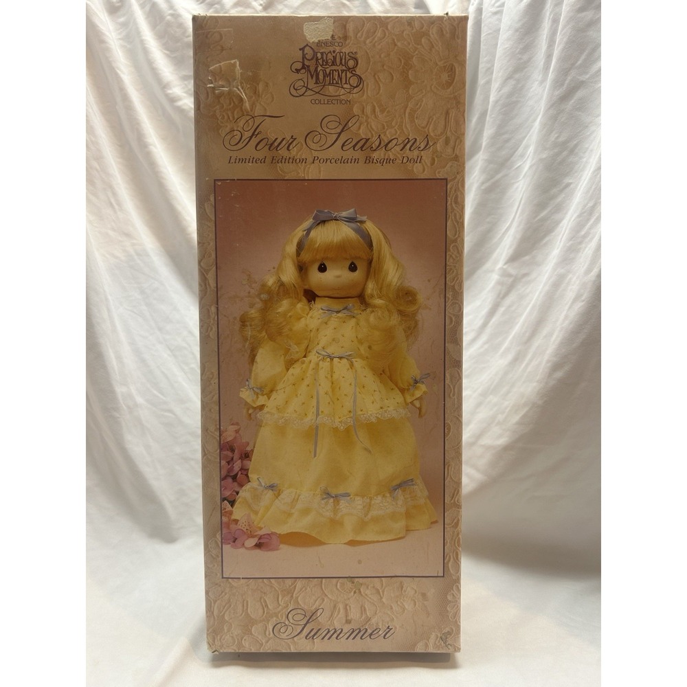 Vintage Precious Moments Four Seasons Porcelain Doll Summer"Summer's Joy" Ltd Ed
